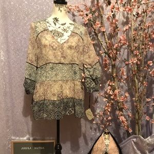 Velvet Curtain blouse